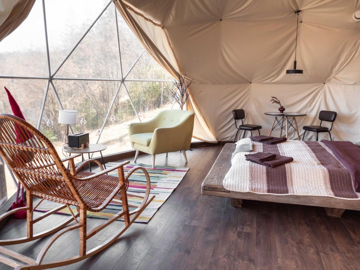Hotel Slavskoglamping Slavske Exterior foto