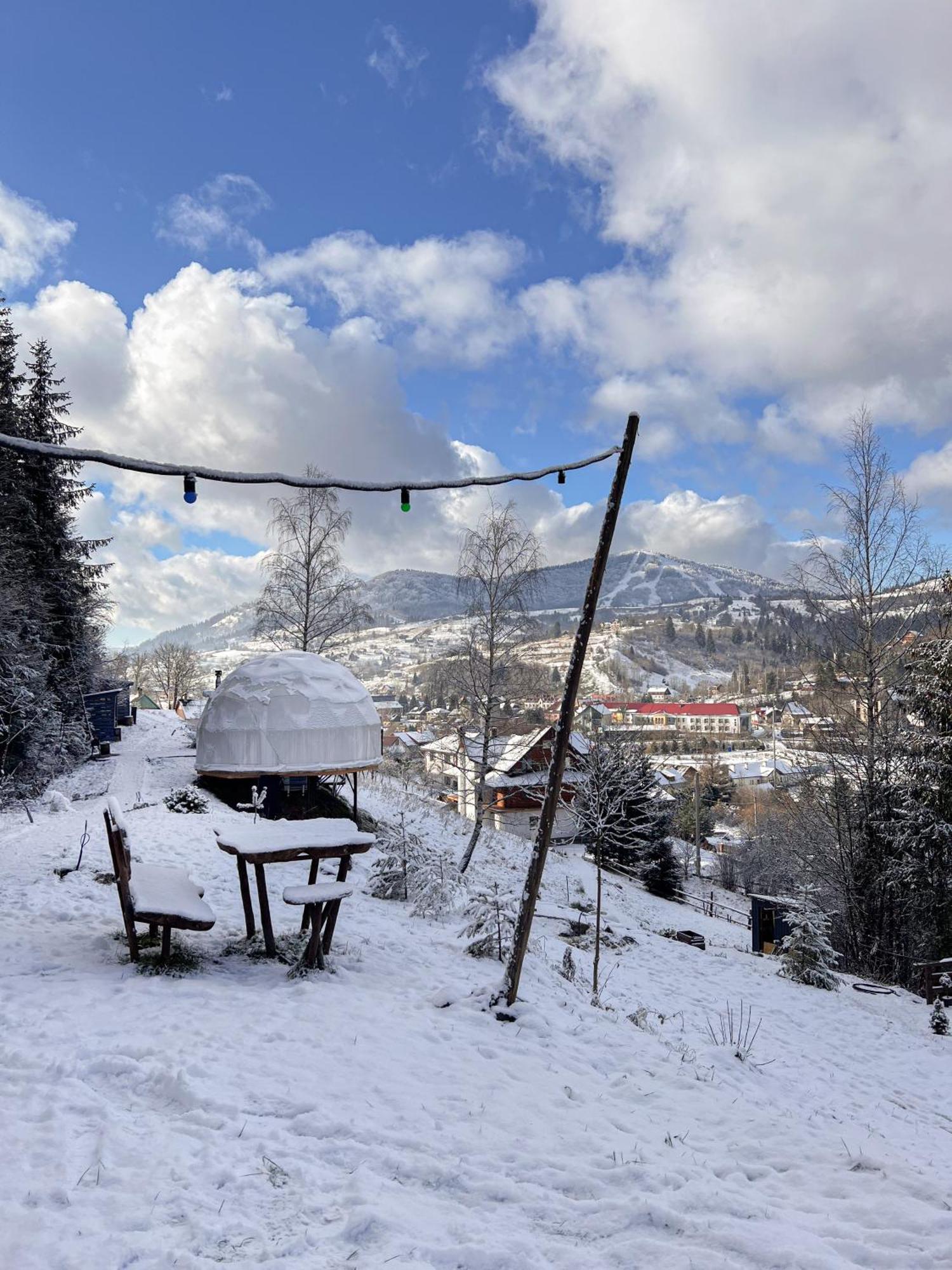 Hotel Slavskoglamping Slavske Exterior foto